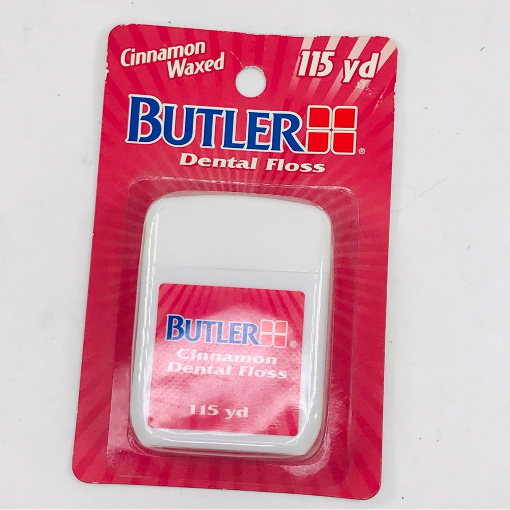 Butler Waxed Cinnamon Dental Floss 115 yd New Sealed